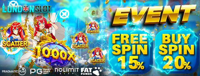 Banner Event Buy Spin & Free Spin